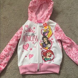 Toddler girl zip up sweatshirt